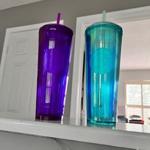 Starbucks dome lid tumblers